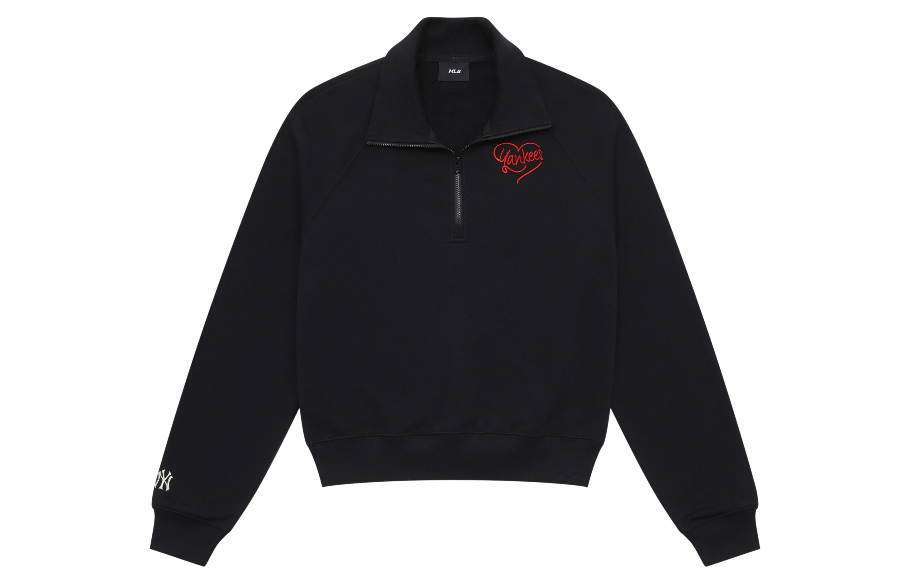Женское худи MLB 24FW logo (черное)