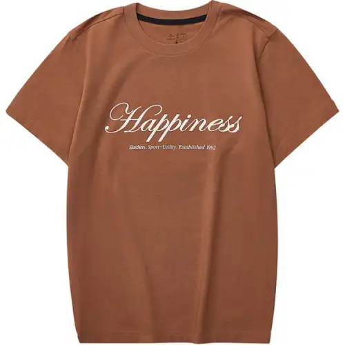 Skechers Regular T Shirt Women's Imperial Jade Brown
