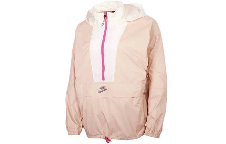 Nike Jackets Women's Pink Hooded (Non-detachable) Moderate