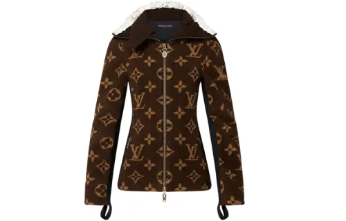 LOUIS VUITTON Monogram Fleece Jacket