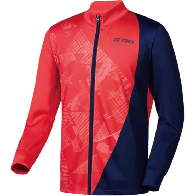 YONEX Training Series Badminton Jersey Men’s Fresh Red/Marine Blue