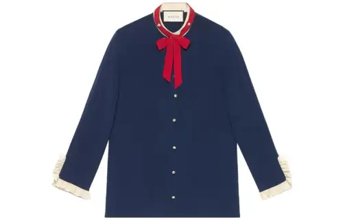 GUCCI Shirts Women's Blue Moderate
