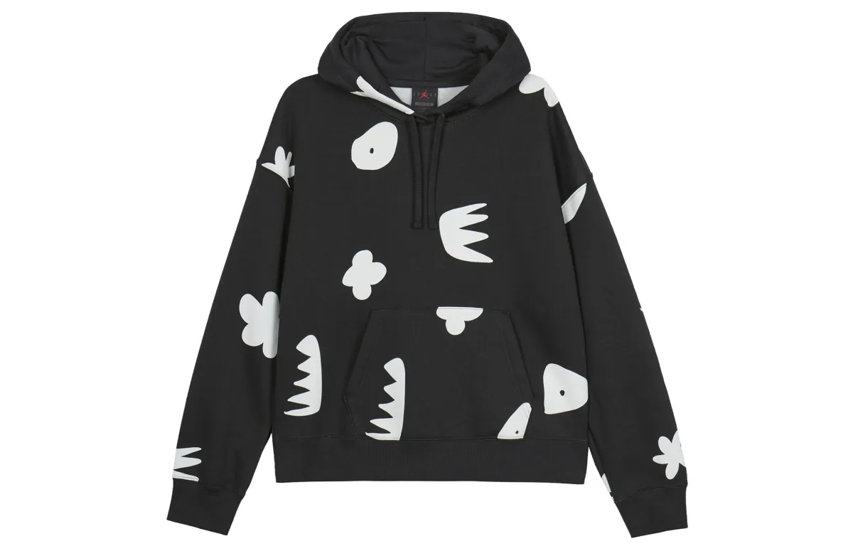 Jordan Patterned Print Sweatshirt Women's Black