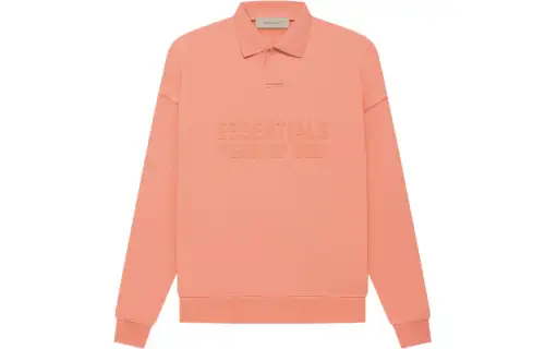 Fear Of God Essentials Women's L/S Polo Coral