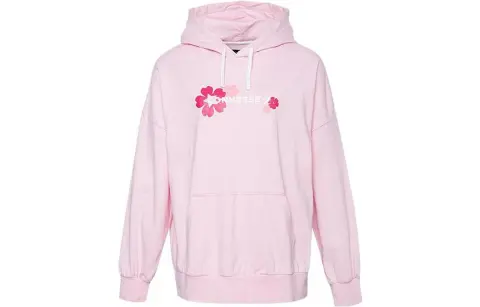 Converse Sweatshirts Women's Cherry Blossom Hooded Moderate Regular