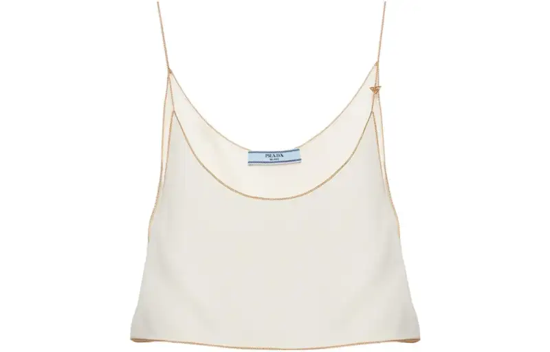 Sablé cropped camisole top