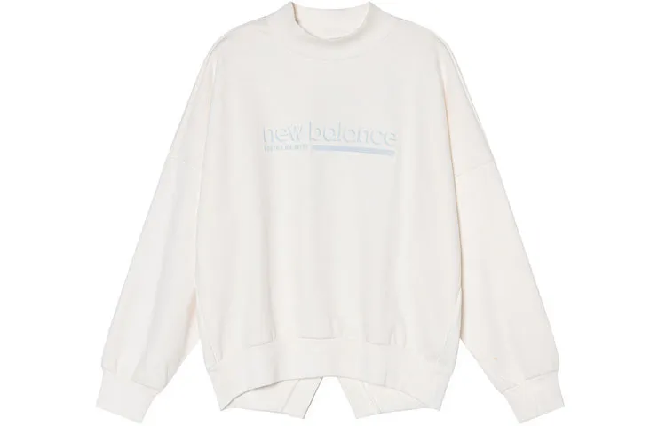 New Balance Sweatshirts Women's White Half-Turtleneck Moderate Other