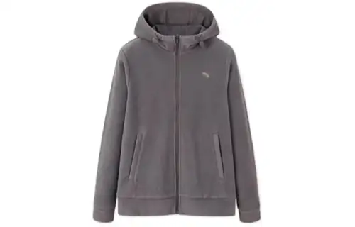 ANTA Variety Training Collection Sweatshirts Women's Purple Hooded Thickened Cardigan