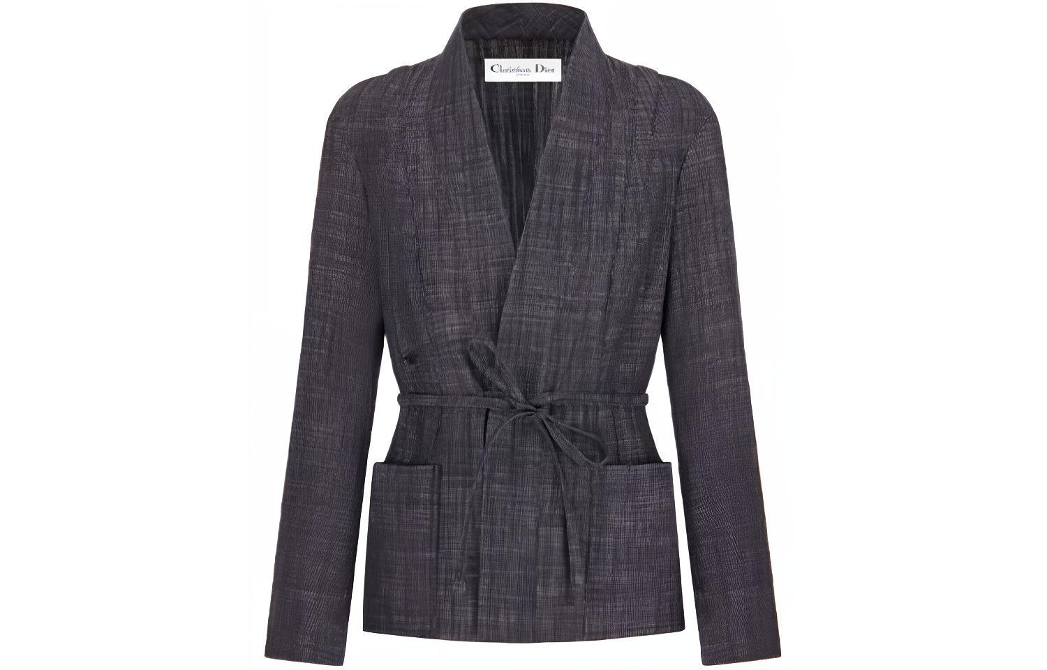 Christian DIOR Pre Owned 2010s Linen Jacket
