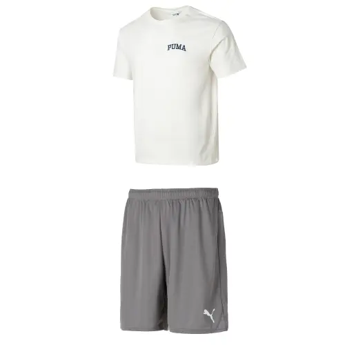 PUMA Casual Sportswear Men's White+Gray