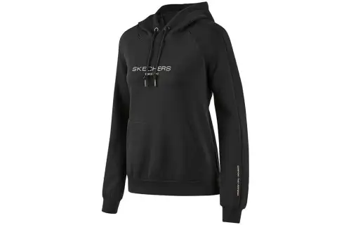 Skechers Sweatshirts Women's Black Hooded Moderate Regular