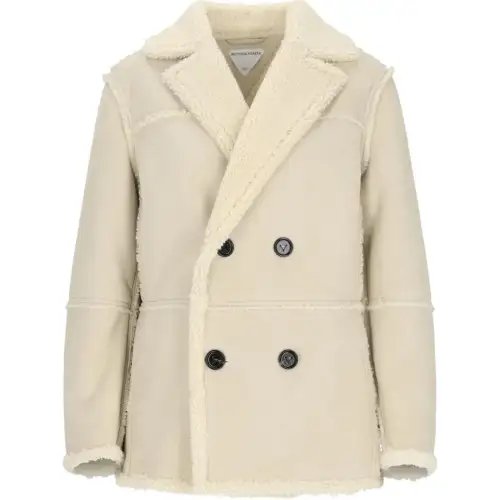 Bottega Veneta V-Neck Double-Breasted Coat