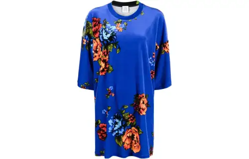 Vetements floral-print short-sleeve blouse