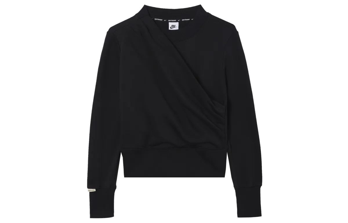 Nike Sweatshirts Women's Black Crew Neck Moderate Other