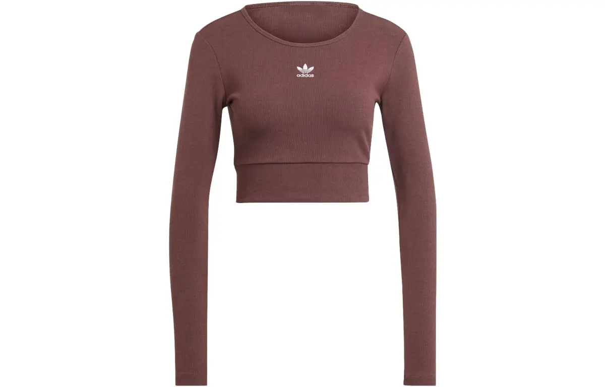 Adidas Originals Regular T Shirt Women's Dark Gray Brown
