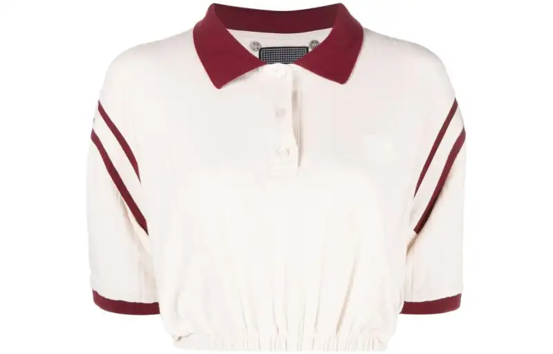 x Sunmi slogan-patch crop top