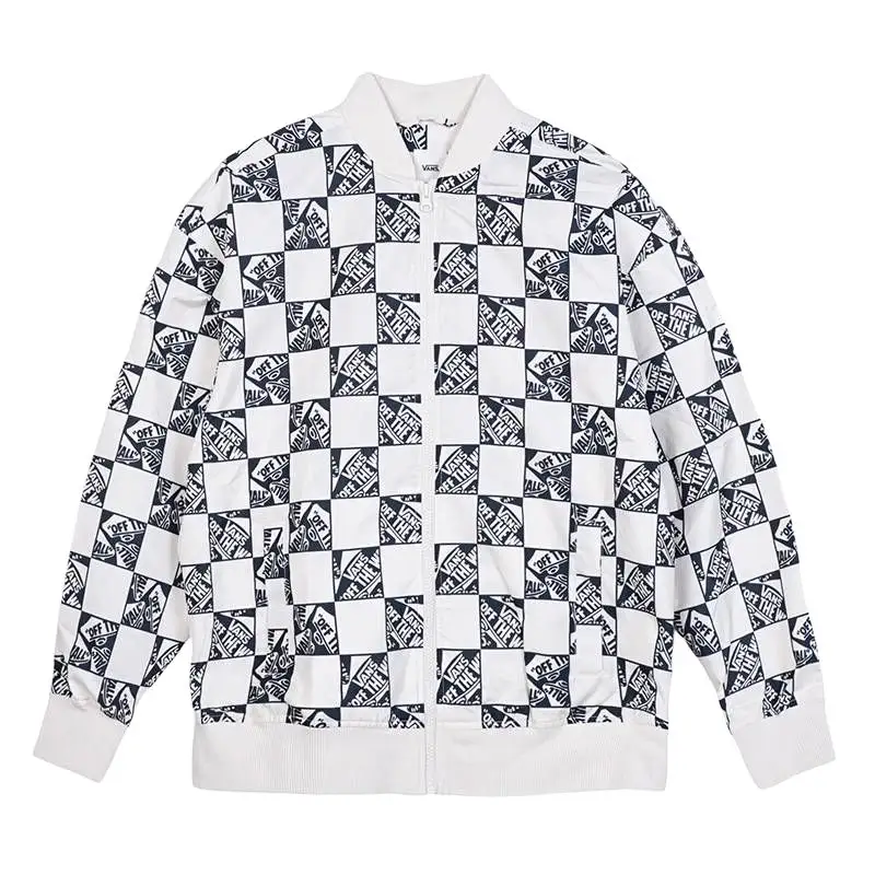 Vans Off THE WALLCheck SKATE BOM Jacket Women's Black/White
