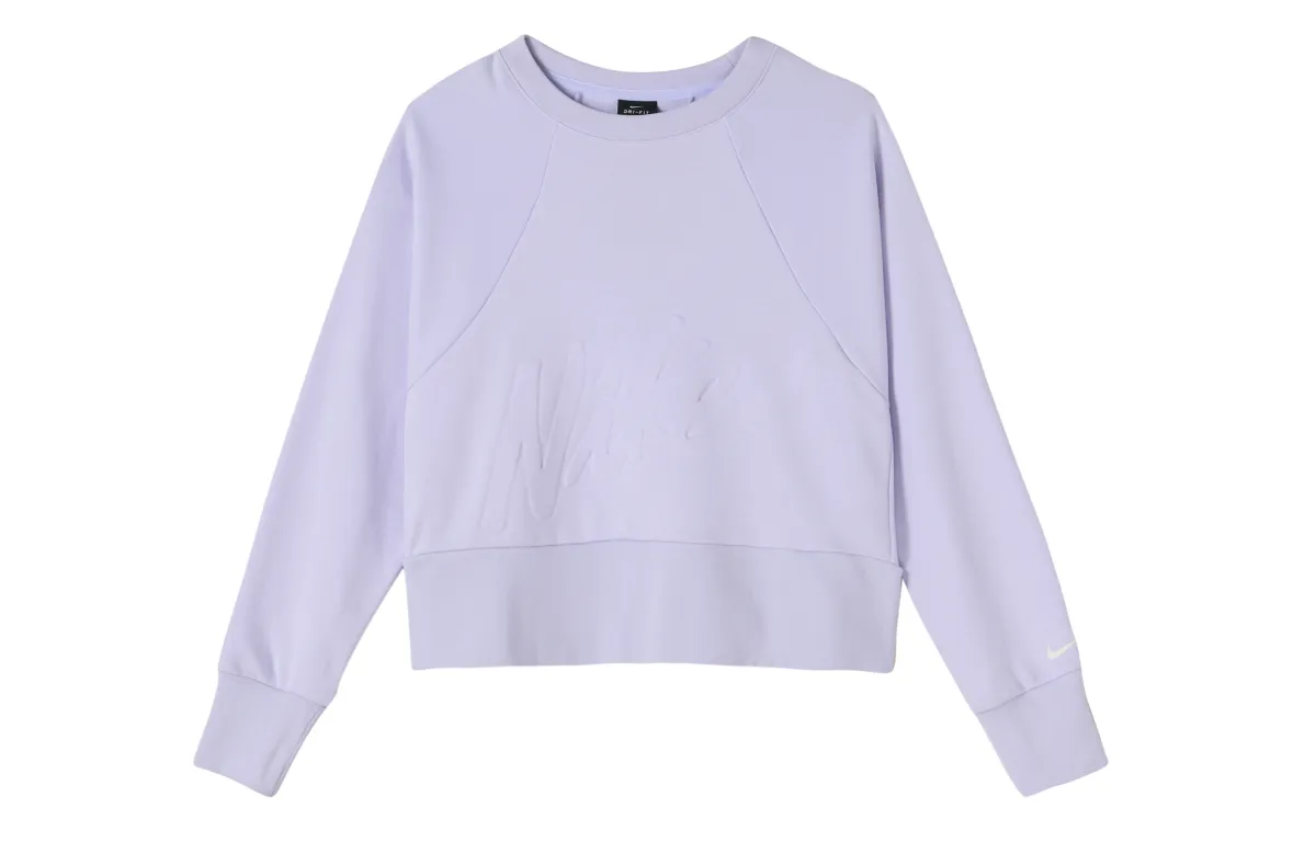 Nike Dri Fit Sweatshirt Women's Purple