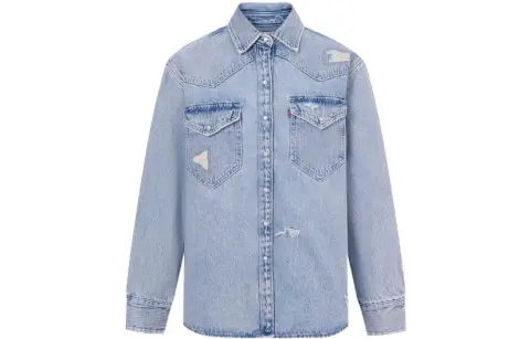 Levi's Shirts Women's Blue Moderate Shirt