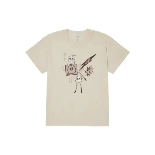 Vans Drop Shoulder Sleeve T Shirt Women's Khaki