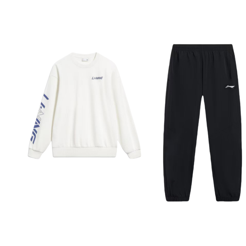 Li Ning Casual Sportswear Men’s Crew Neck Moderate