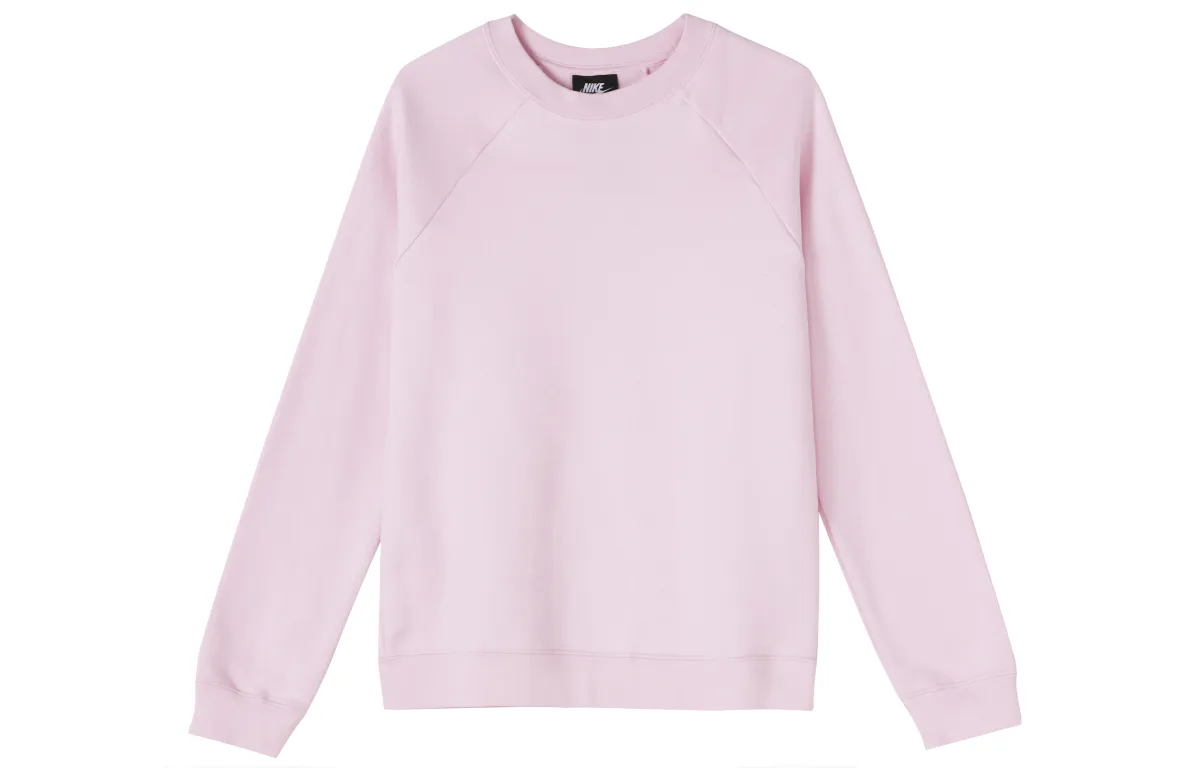 Nike Sweatshirts Women's Pink Crew Neck Moderate Regular