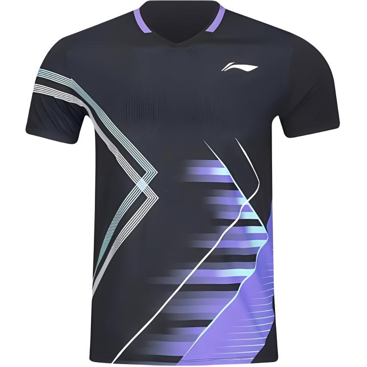 Li Ning Badminton Jersey Unisex Black