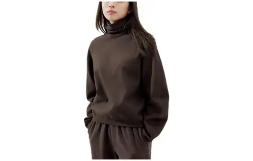 UNIQLO FW23 U Knitwear Women's Dark Umber Turtleneck Moderate Other