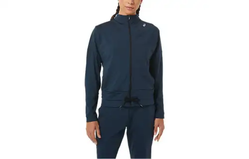 ASICS Jackets Women's Navy Blue Stand Collar Moderate Other