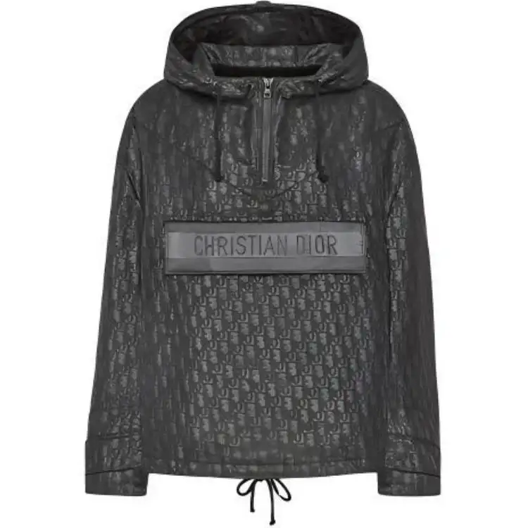 DIOR Quarterly New Products Jackets Women's Black Hooded Moderate Other