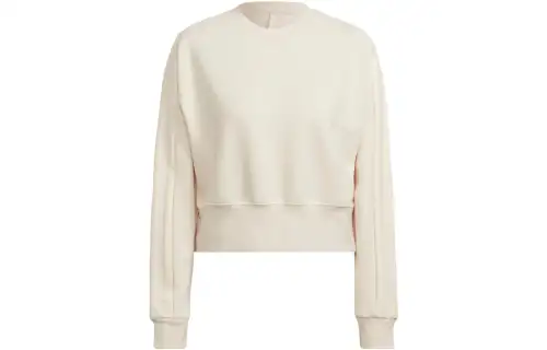 Adidas Originals Sweatshirts Women's Yellow/White Crew Neck Moderate Regular