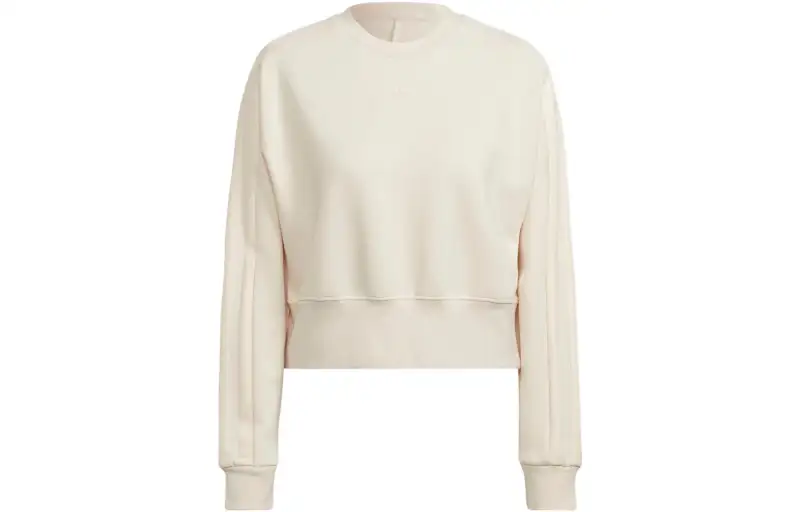 Adidas Originals Sweatshirts Women's Yellow/White Crew Neck Moderate Regular