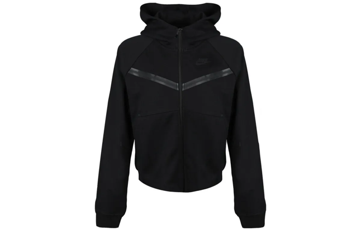 Nike Sportswear Tech Fleece Windrunner Full-Zip Hooded Jacket Black