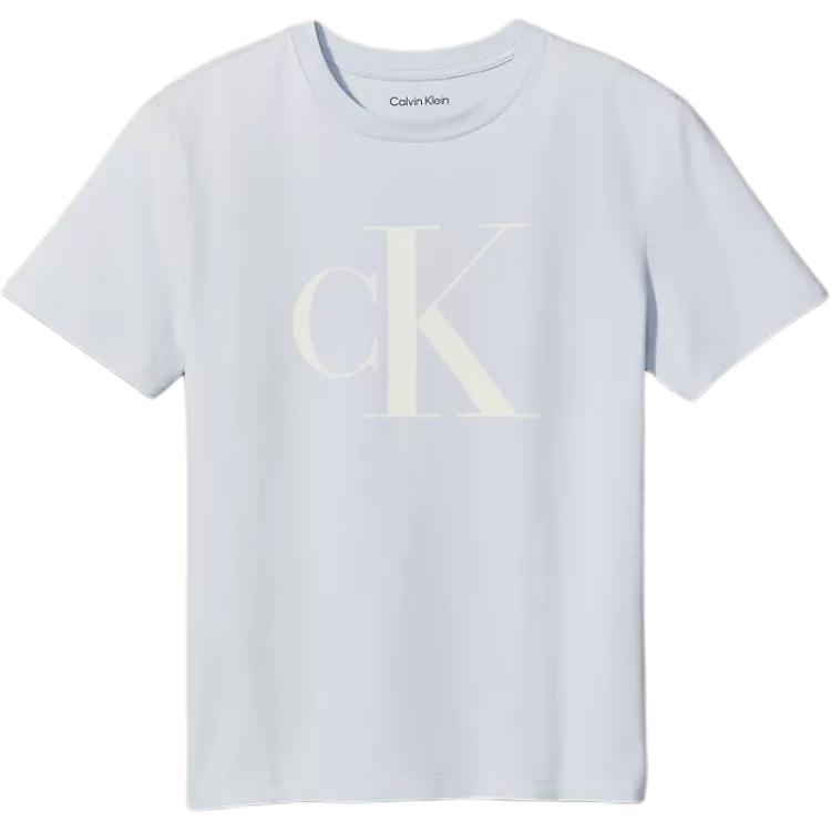 Женская футболка CALVIN KLEIN Logo (светло-синяя)