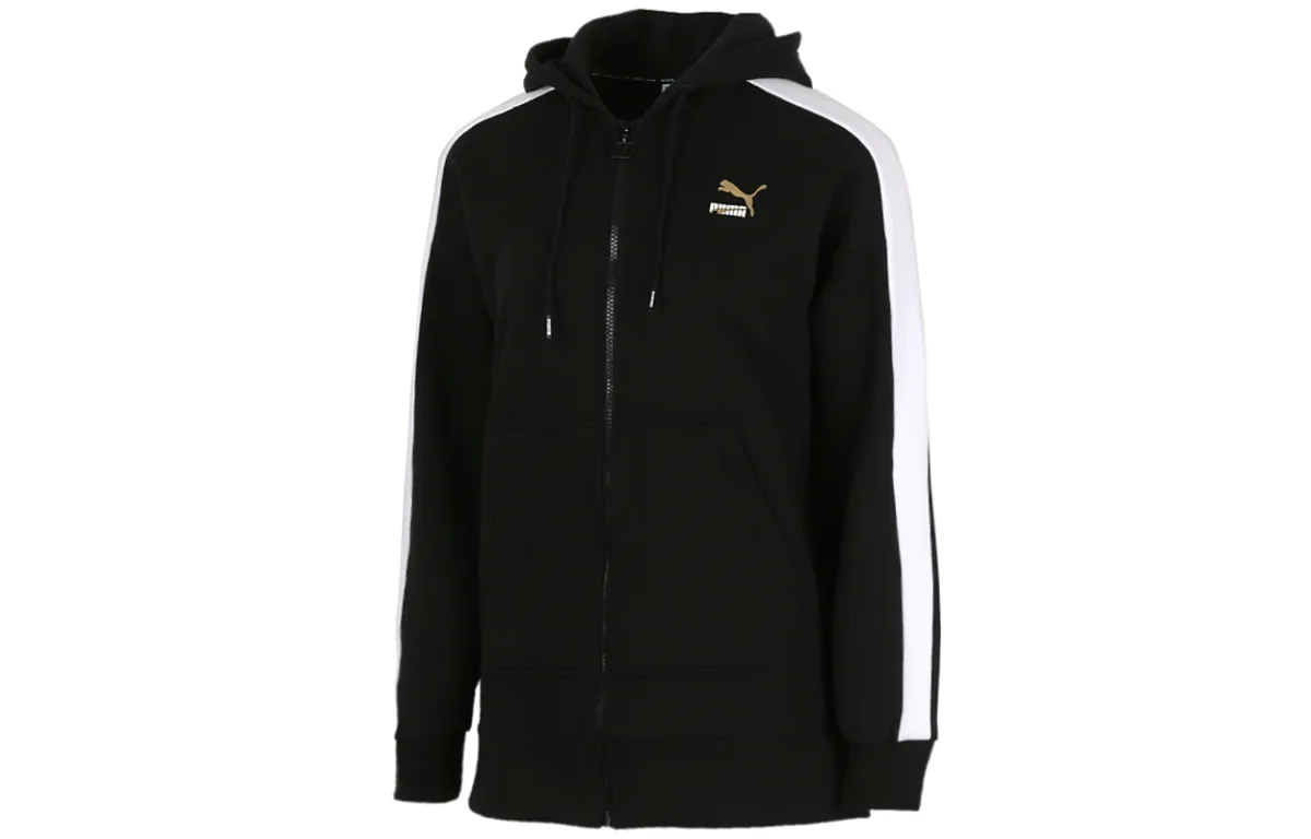 PUMA Jackets Women's Black Hooded Moderate Other