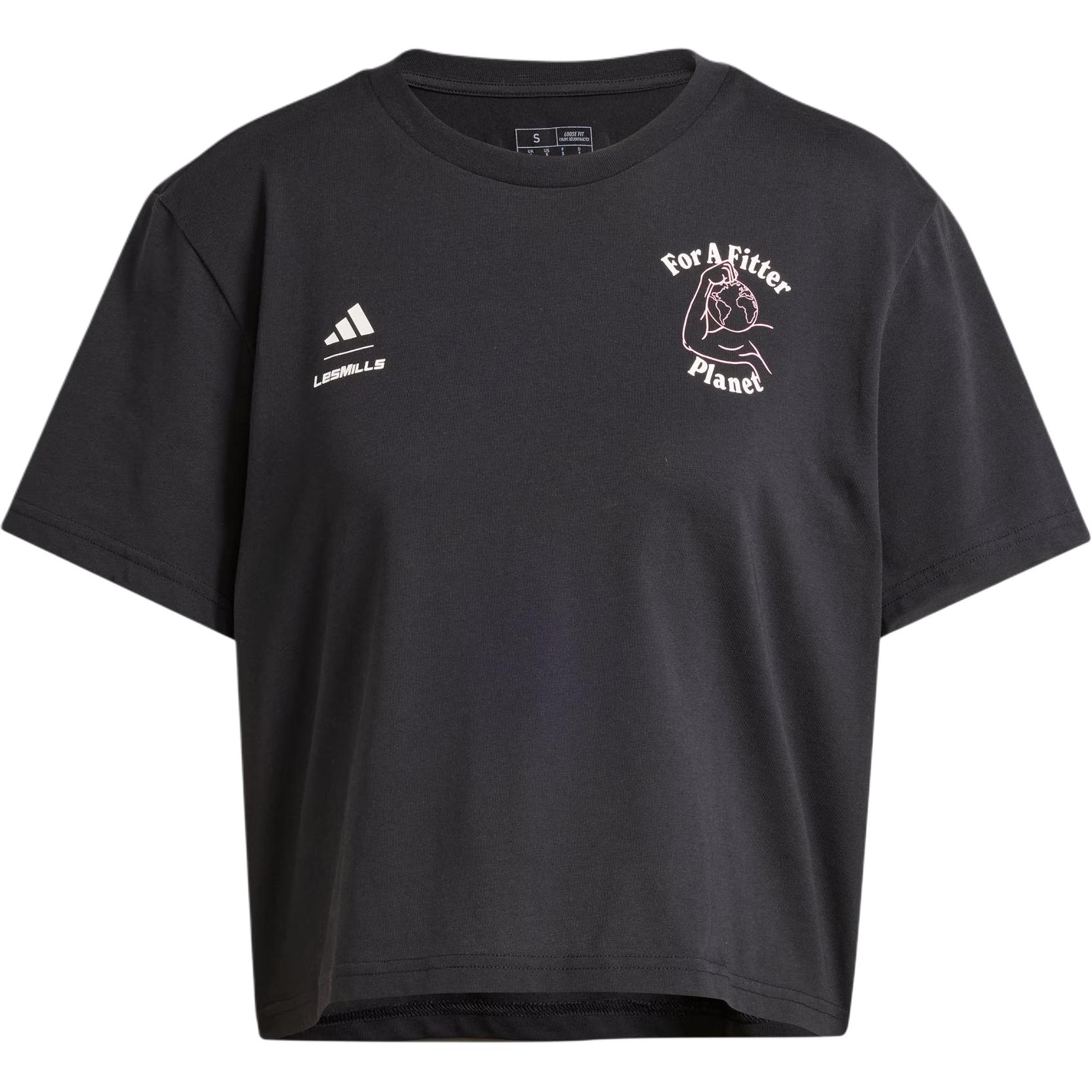 Adidas x LES MILLS T Shirt Women's Black