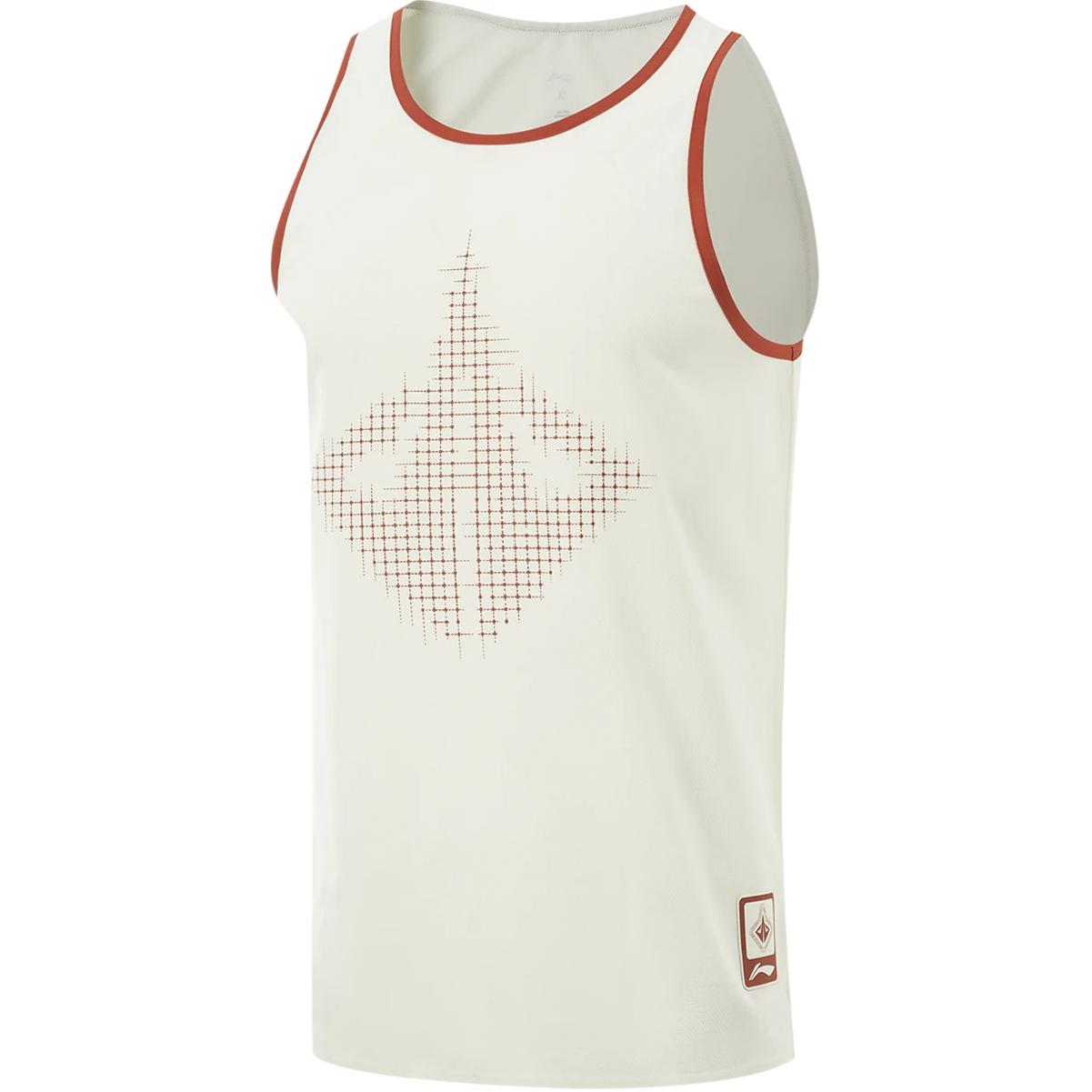 Li Ning Basketball Collection Basketball Jersey Men’s Ecru