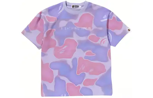 A BATHING APE SS24 Drop Shoulder Sleeve T Shirt Women's