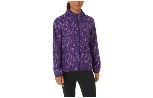 ASICS Jackets Women's Purple Crew Neck Moderate Other