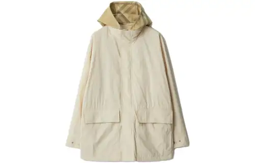 Burberry Ekd Check-print Hooded Jacket