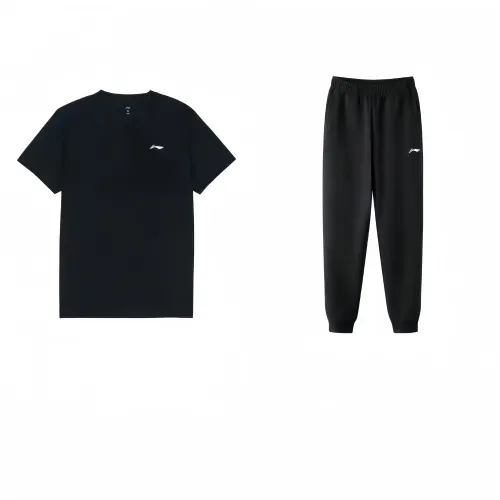 Li Ning Casual Sportswear Men's Crew Neck Moderate