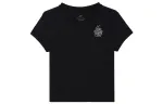 Nike Sportswear Women's Letter Strawberry Print Crewneck T-Shirt Black