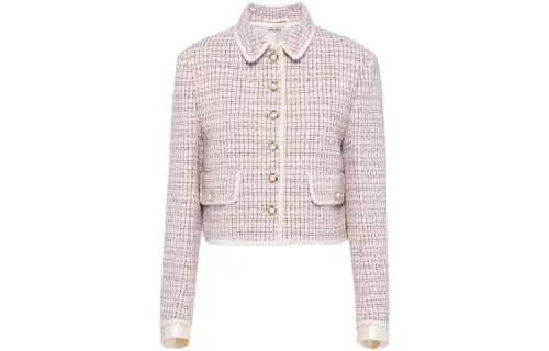 MIU MIU Jackets Women's Pink Lapel Moderate Other
