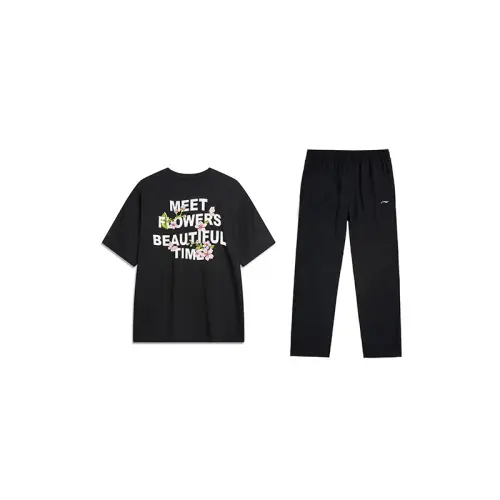Li Ning Herbal Tea T Casual Sportswear Men's Black