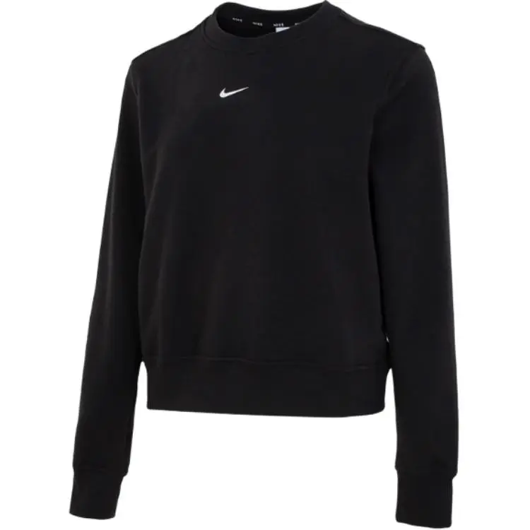 Nike Sweatshirts Women's Black Crew Neck Moderate Regular