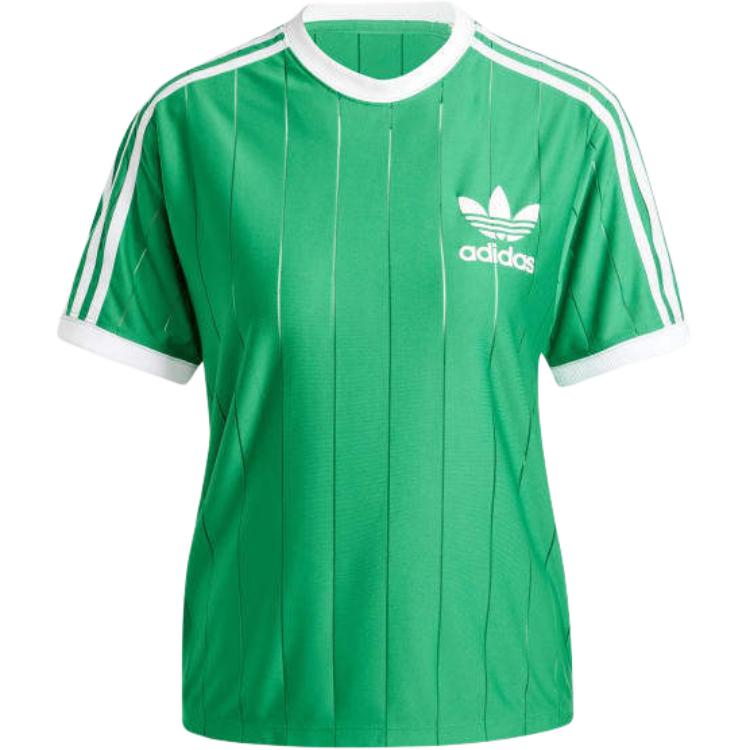 Женская футболка adidas originals ADICOLOR (зеленая)