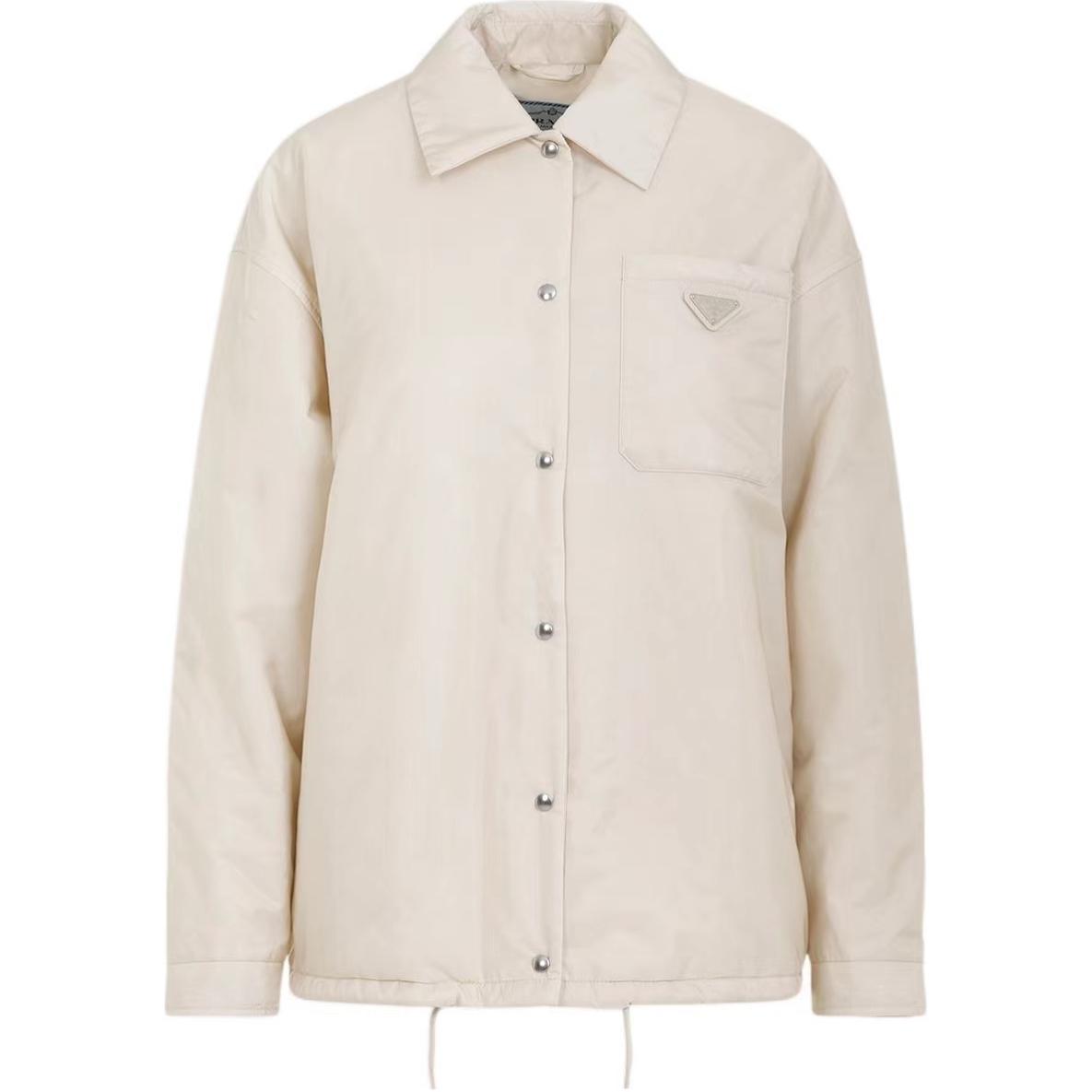 PRADA FW24 Jackets & Coats Women's Ecru