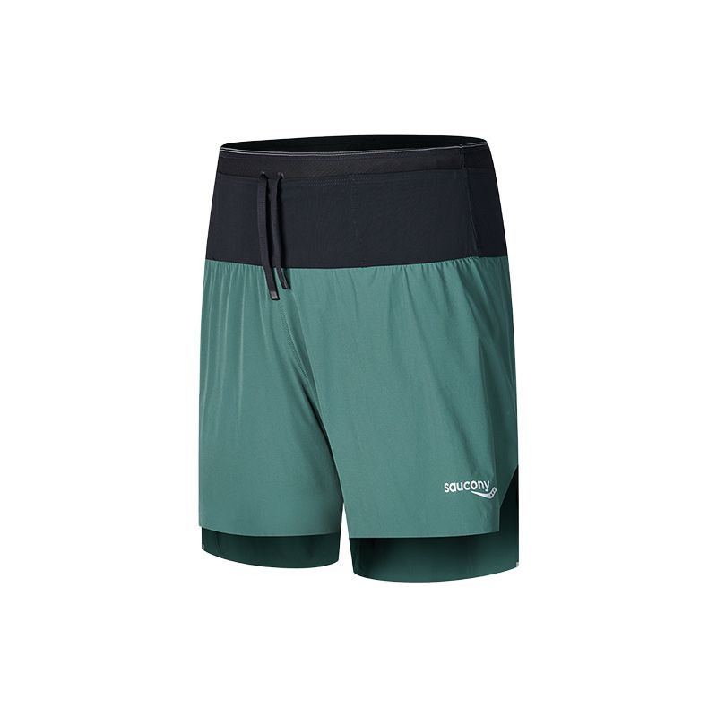 Мужские шорты Saucony Saucony (зеленые)
