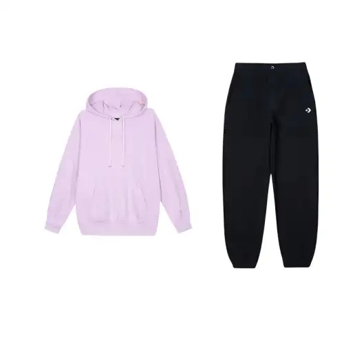 Converse Sweatshirt Sets Unisex Hooded Moderate