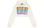GUCCI Sequin Embellished Cropped Hoodie 'Sunlight'